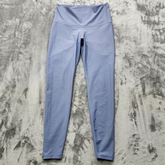Old Navy Active Pants Womens L Blue Powersoft Extra High Rise Leggings Go Dry - Picture 1 of 9
